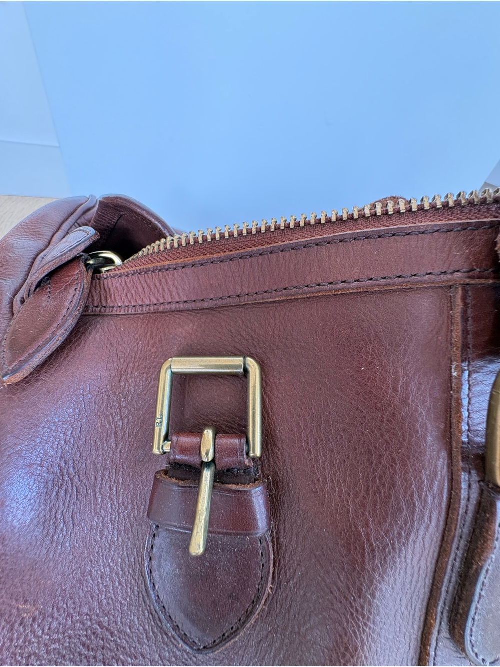 Ralph Lauren Leather Rockport Duffle Bag - Picture 3 of 16
